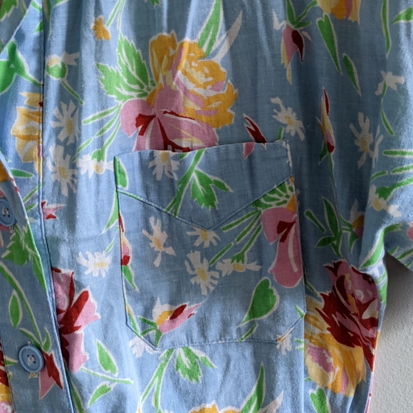 HUKAPOO Vtg Cotton Floral Sundress - Picture 3 of 9